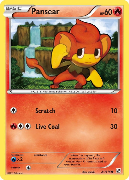 Image for Pansear (21/114) - Pokemon