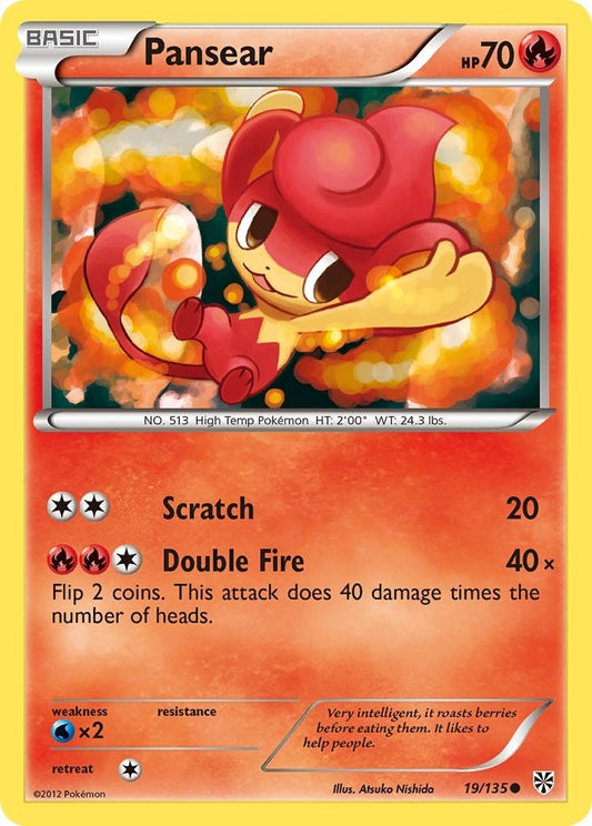 Image for Pansear (19/135) - Pokemon