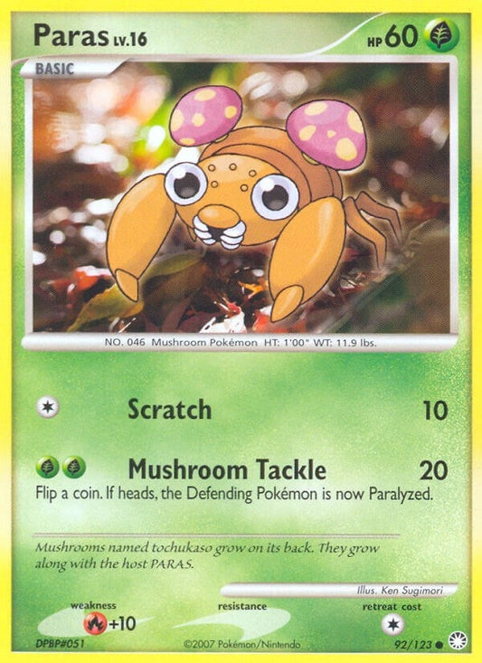 Image for Paras (92/123) - Pokemon