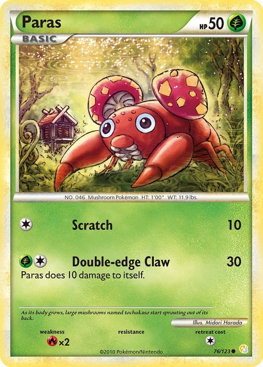 Image for Paras (76/123) - Pokemon