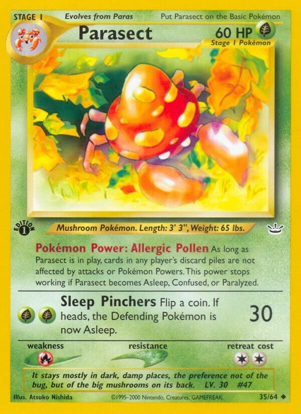 Image for Parasect (35/64) - Pokemon