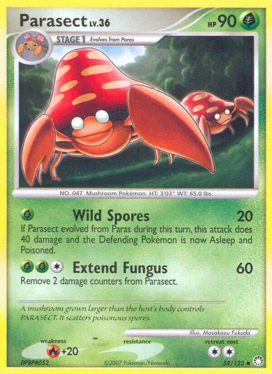 Image for Parasect (58/123) - Pokemon