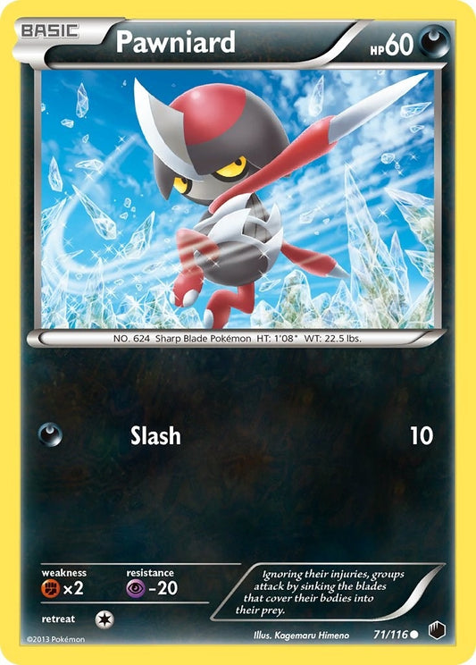 Image for Pawniard (71) (71/116) - Pokemon