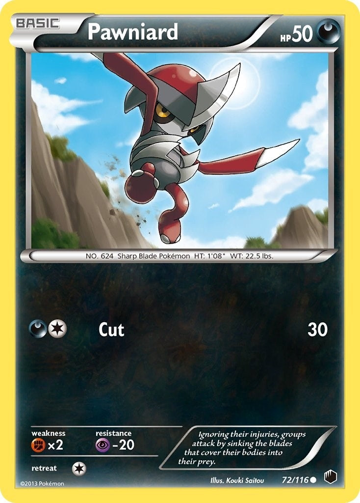 Image for Pawniard (72) (72/116) - Pokemon