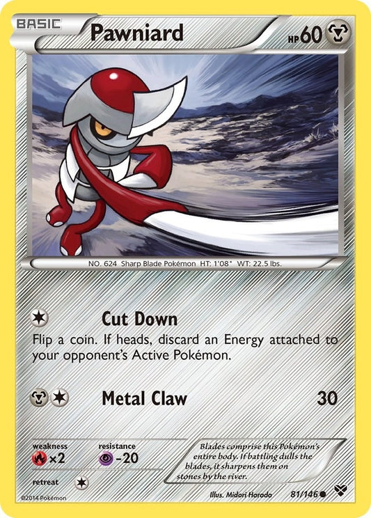 Image for Pawniard (81/146) - Pokemon