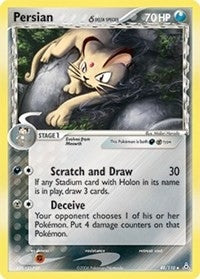 Image for Persian (Delta Species) (48/110) - Pokemon
