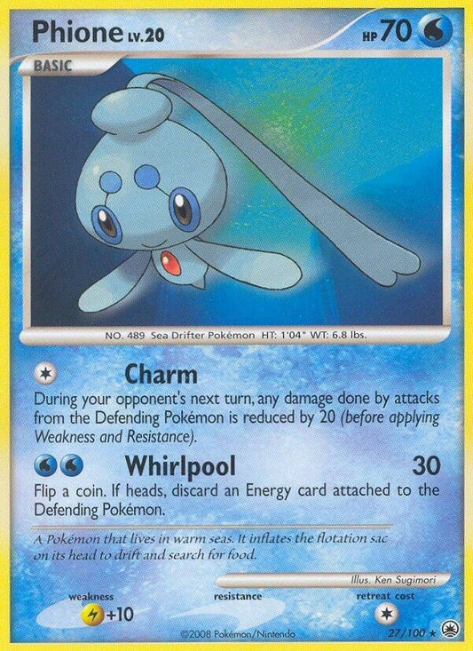 Image for Phione (27) (27/100) - Pokemon