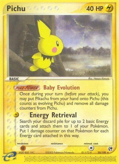 Image for Pichu (20/100) - Pokemon