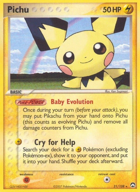 Image for Pichu (21/108) - Pokemon