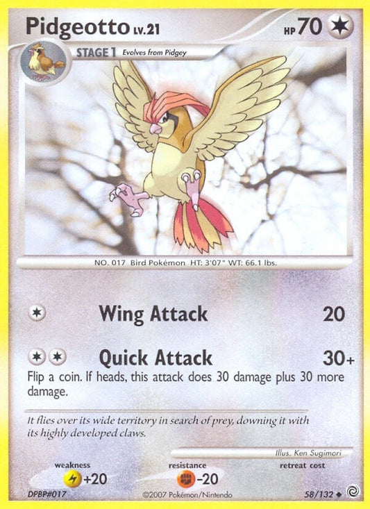 Image for Pidgeotto (58/132) - Pokemon