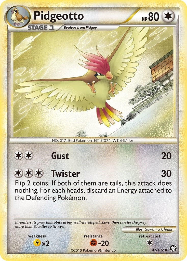 Image for Pidgeotto (47/102) - Pokemon