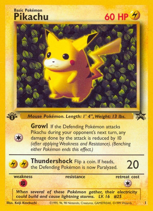 Image for Pikachu (1) (Misprint) (01/53) - Pokemon