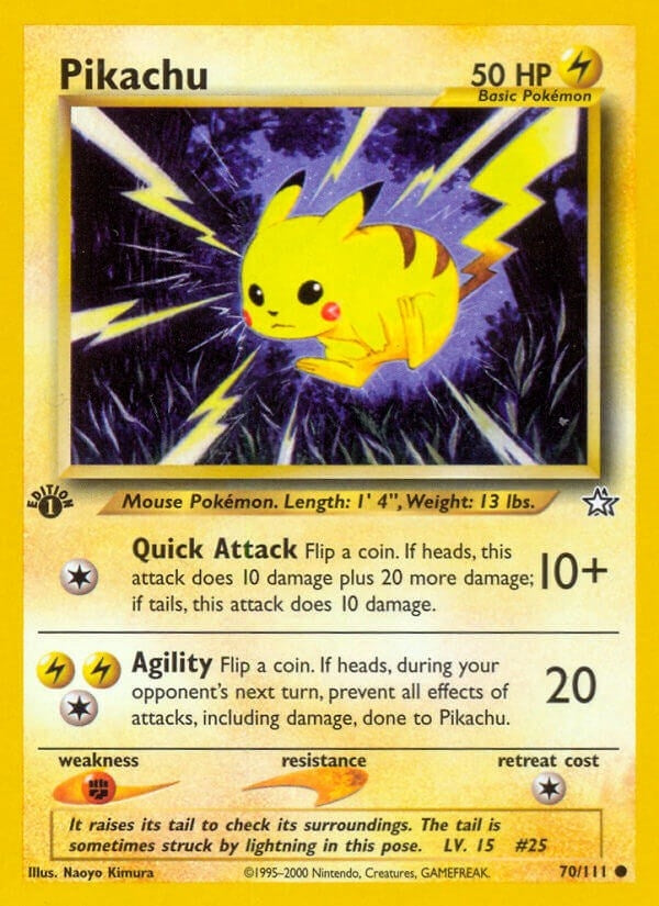 Image for Pikachu (070/111) - Pokemon