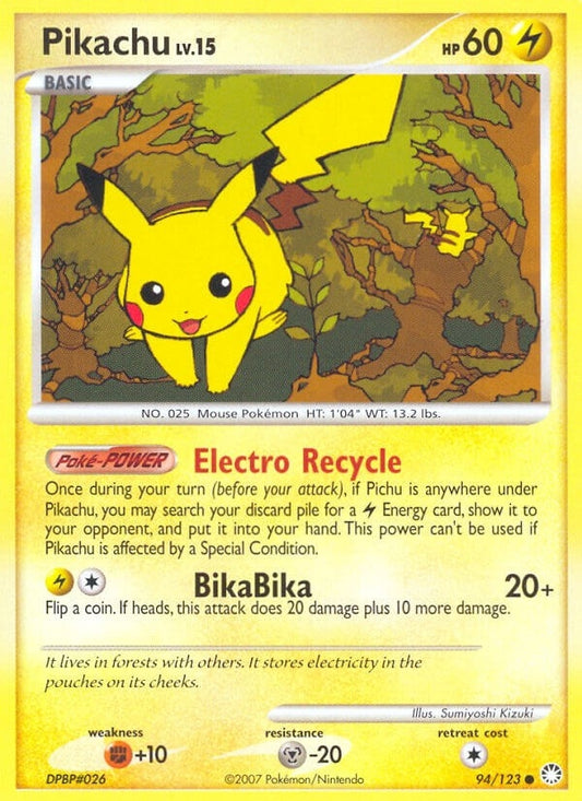 Image for Pikachu (94/123) - Pokemon