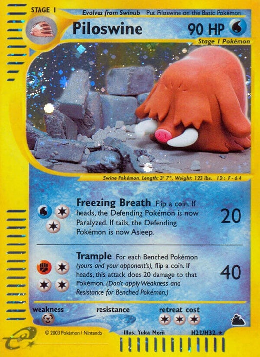 Image for Piloswine (H22) (H22/H32) - Pokemon
