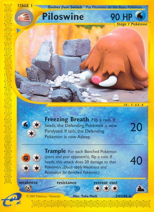 Image for Piloswine (24) (024/144) - Pokemon