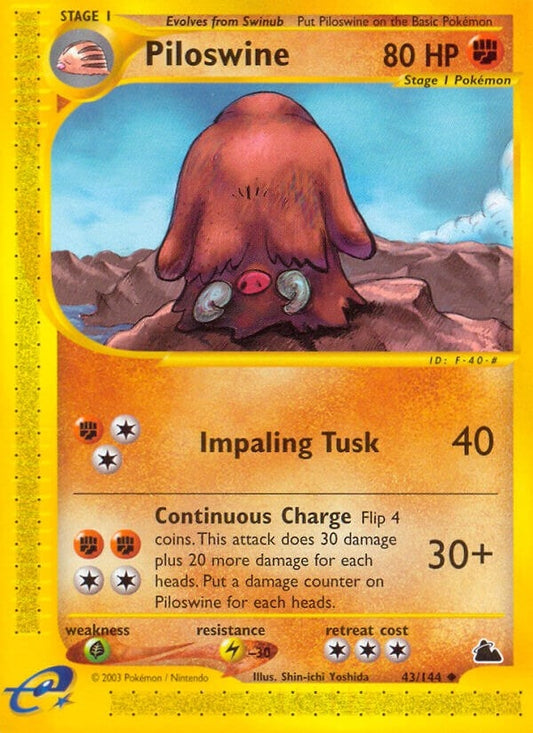 Image for Piloswine (43) (043/144) - Pokemon