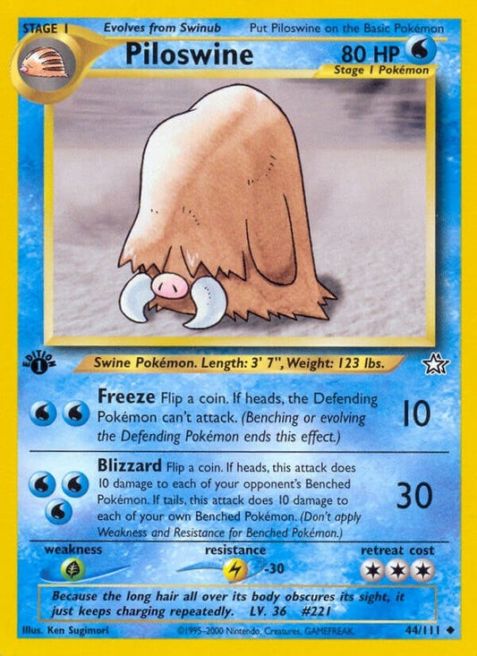Image for Piloswine (044/111) - Pokemon