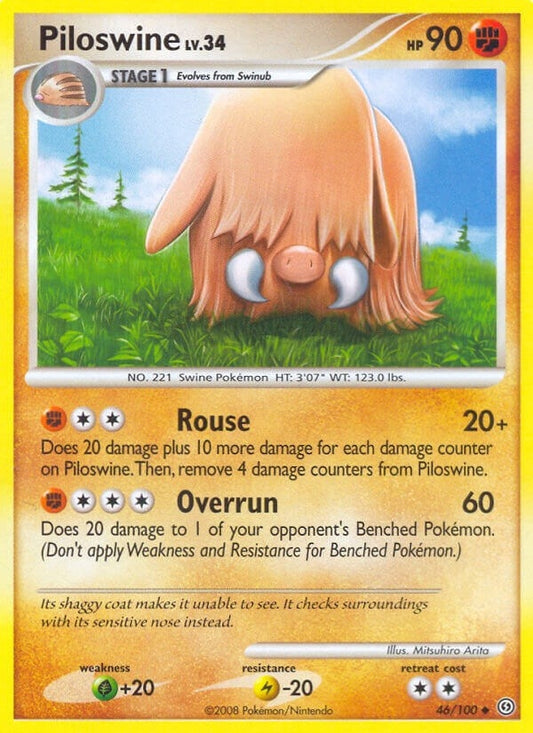 Image for Piloswine (46/100) - Pokemon