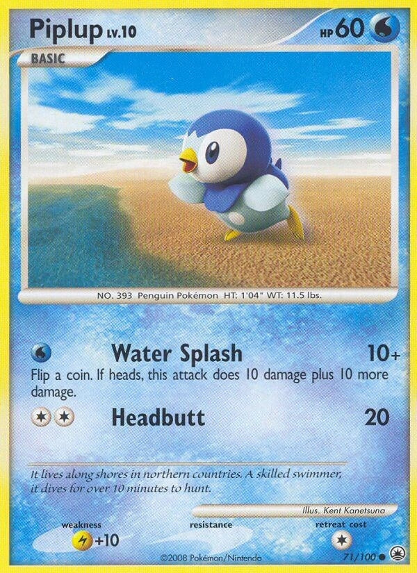 Image for Piplup (71) (71/100) - Pokemon