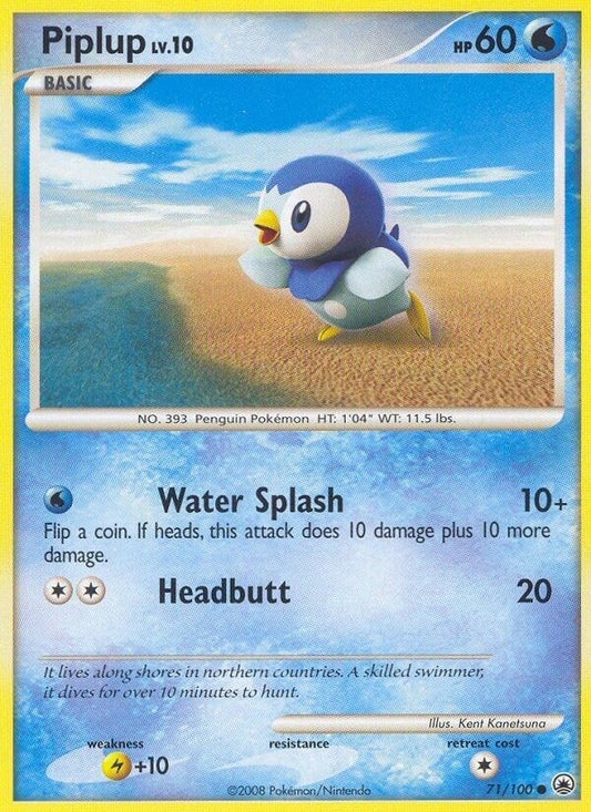 Image for Piplup (71) (71/100) - Pokemon