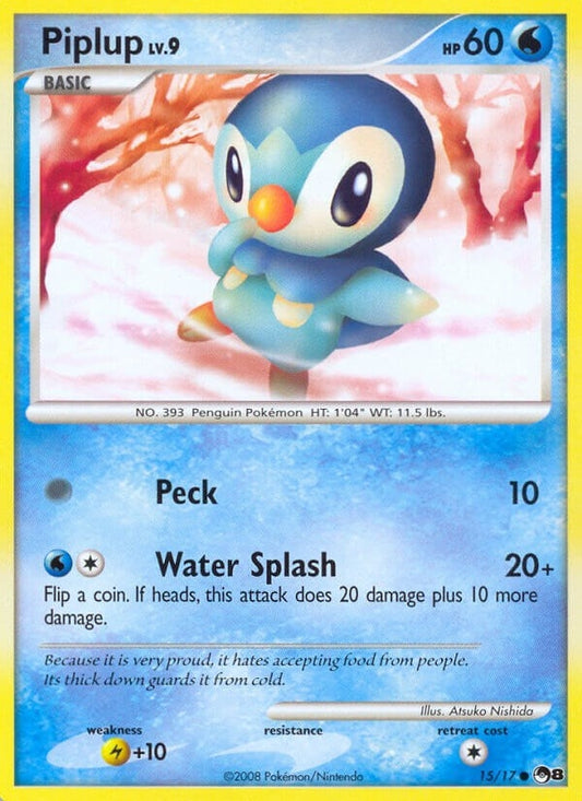 Image for Piplup (015/017) - Pokemon