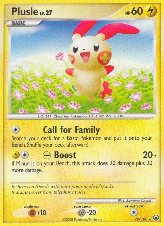 Image for Plusle (28/100) - Pokemon