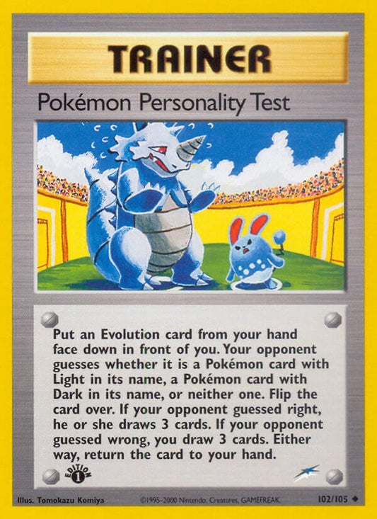 Image for Pokemon Personality Test (102/105) - Pokemon