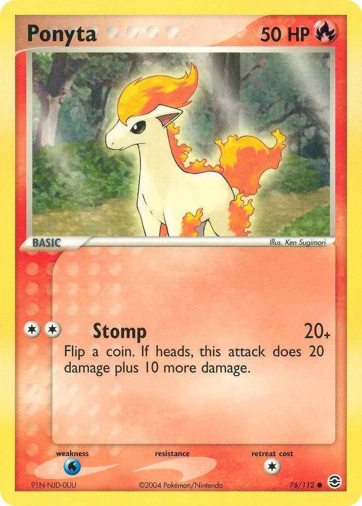 Image for Ponyta (76/112) - Pokemon