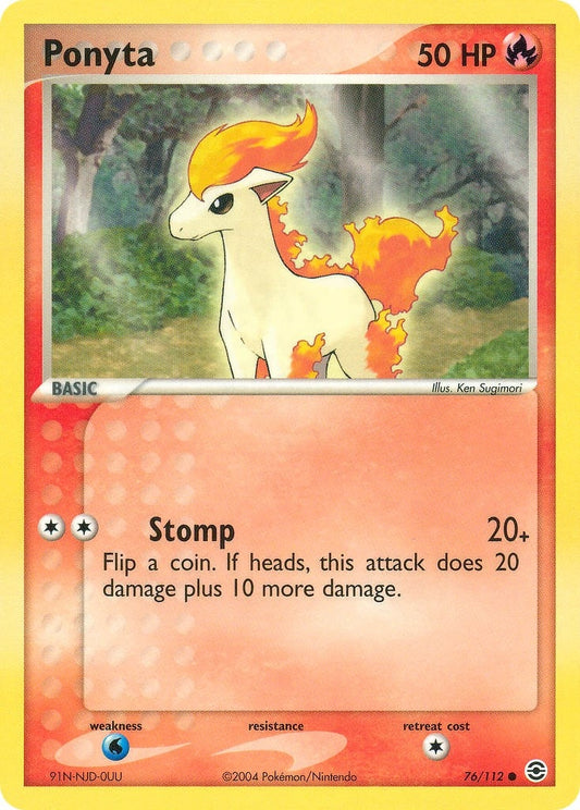 Image for Ponyta (76/112) - Pokemon