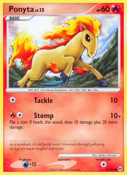 Image for Ponyta (72) (72/99) - Pokemon
