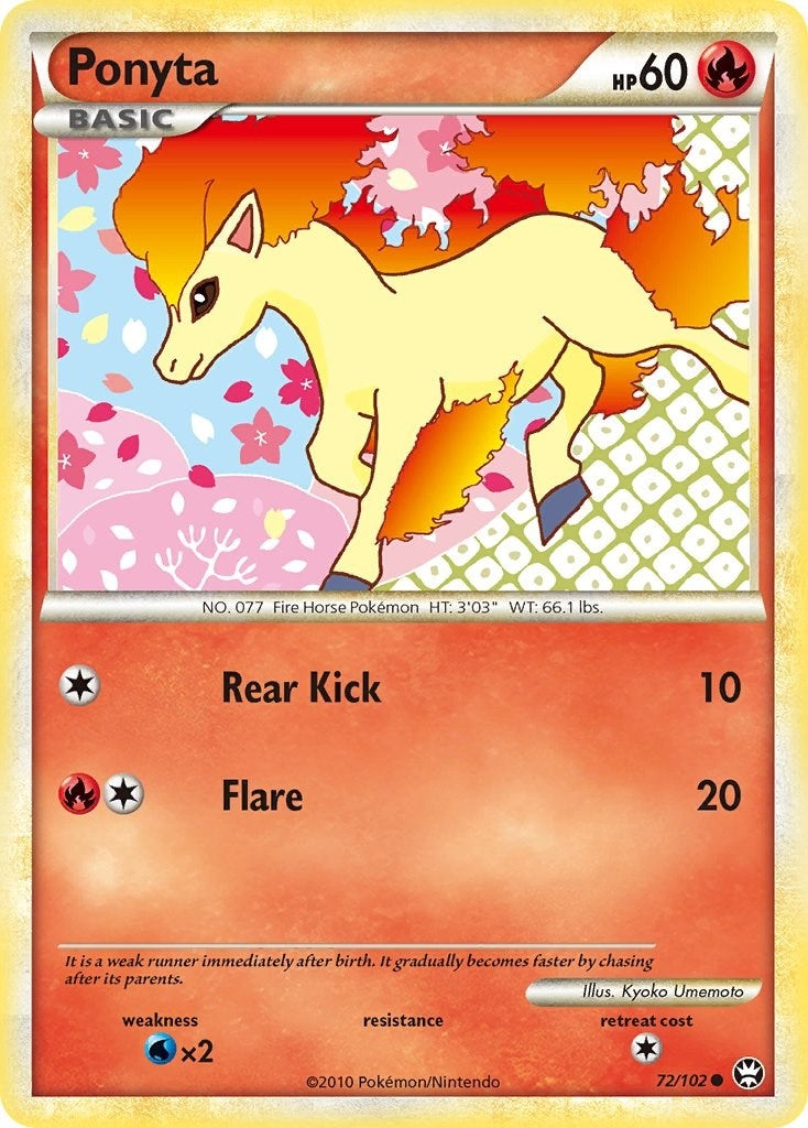 Image for Ponyta (72/102) - Pokemon