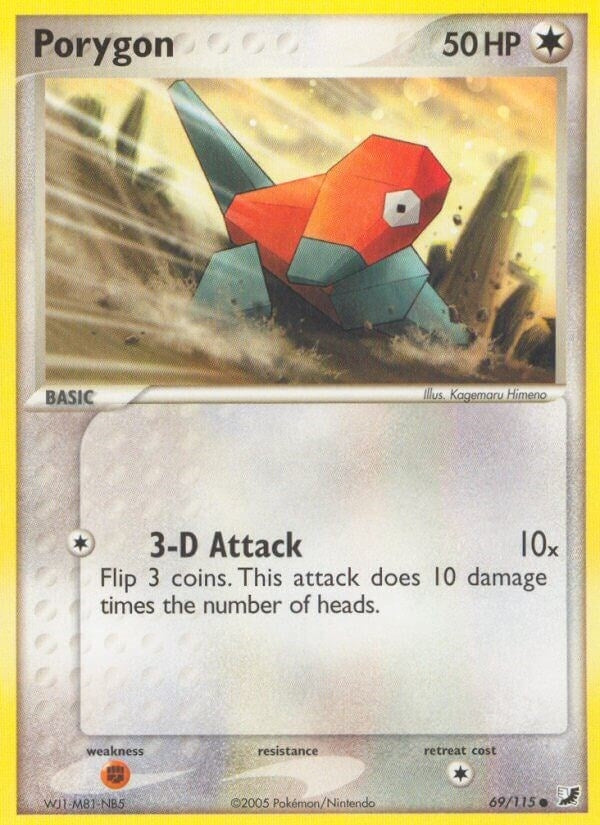Image for Porygon (69/115) - Pokemon