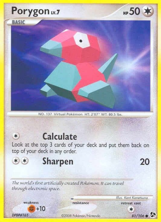 Image for Porygon (81/106) - Pokemon