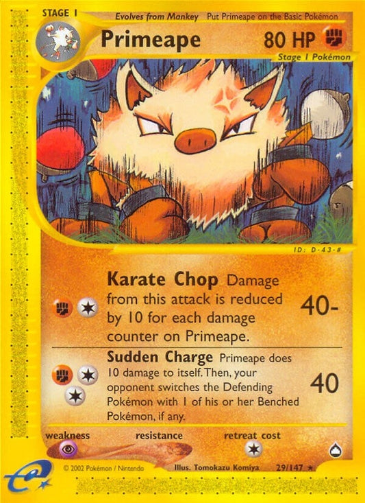 Image for Primeape (029/147) - Pokemon