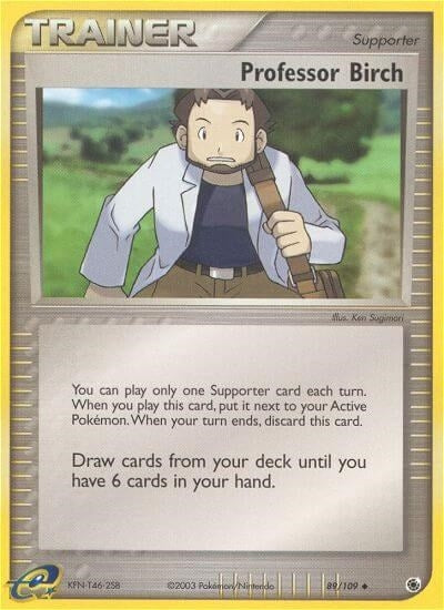 Image for Professor Birch (89/109) - Pokemon