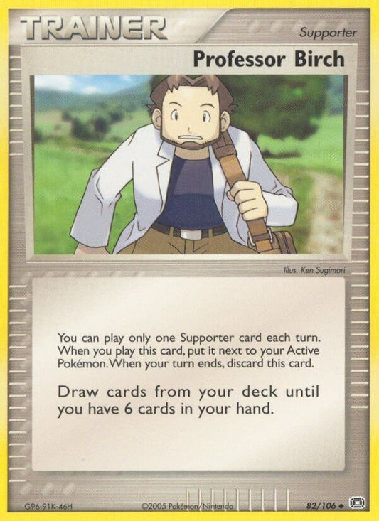 Image for Professor Birch (82/106) - Pokemon