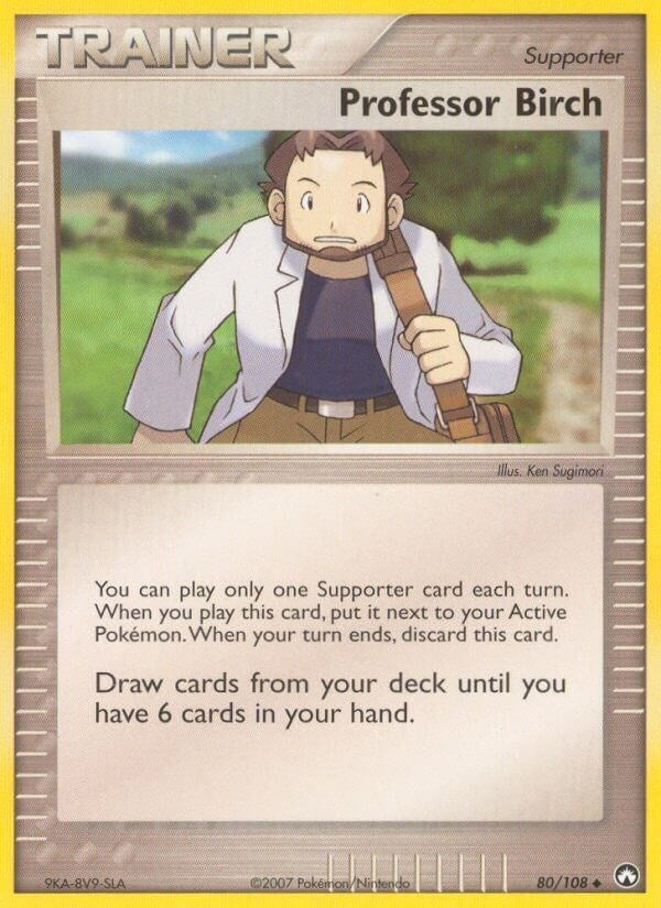 Image for Professor Birch (80/108) - Pokemon