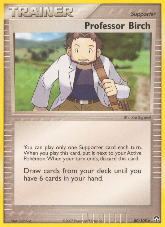 Image for Professor Birch (80/108) - Pokemon