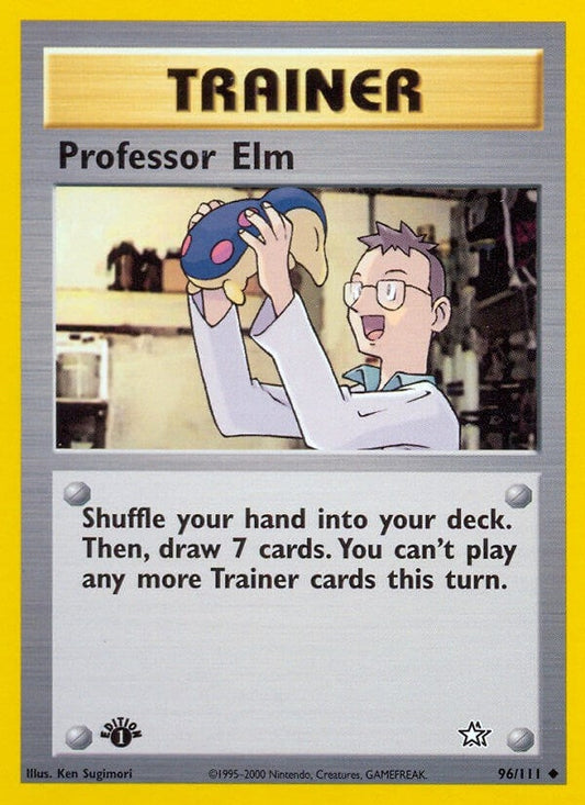 Image for Professor Elm (096/111) - Pokemon