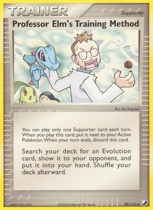 Image for Professor Elm's Training Method (89/115) - Pokemon