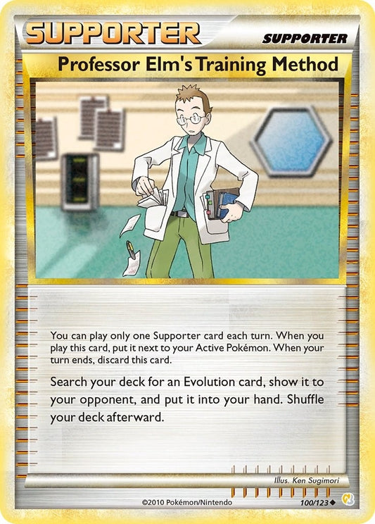 Image for Professor Elm's Training Method (100/123) - Pokemon