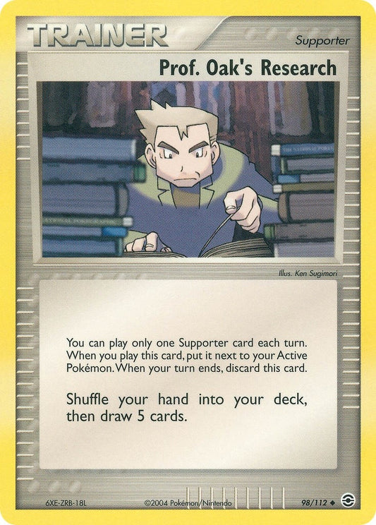 Image for Prof. Oak's Research (98/112) - Pokemon