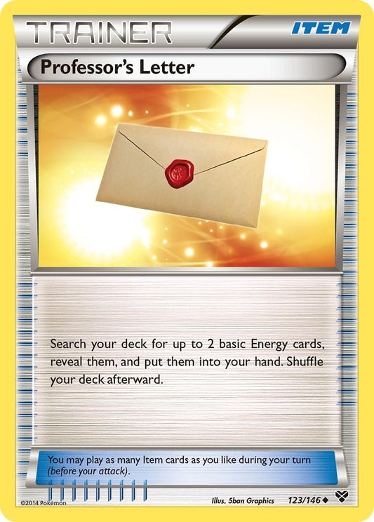 Image for Professor's Letter (123/146) - Pokemon