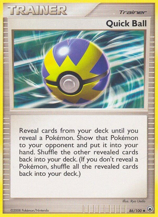 Image for Quick Ball (86/100) - Pokemon
