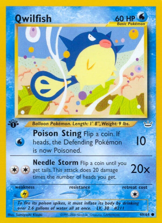 Image for Qwilfish (49/64) - Pokemon