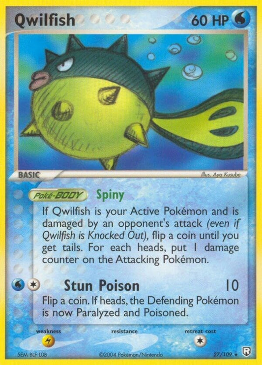Image for Qwilfish (27/109) - Pokemon