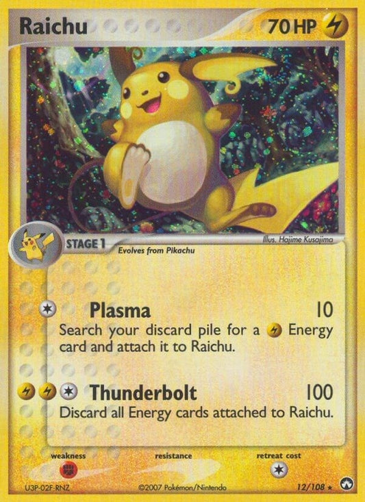 Image for Raichu (12/108) - Pokemon