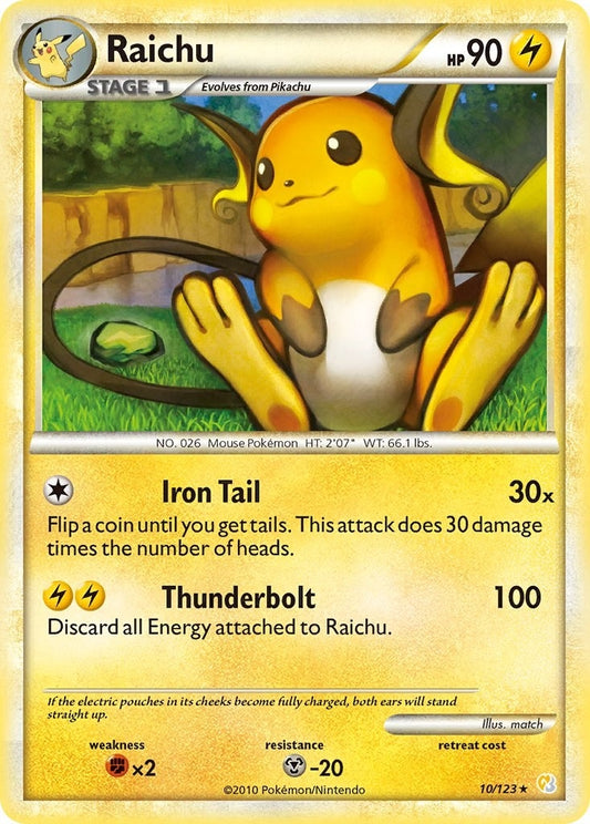 Image for Raichu (10/123) - Pokemon