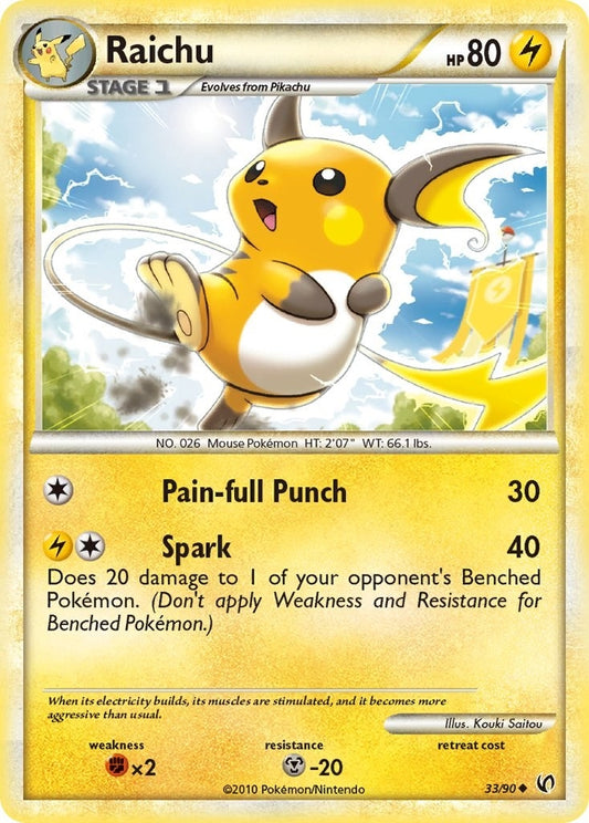 Image for Raichu (33/90) - Pokemon